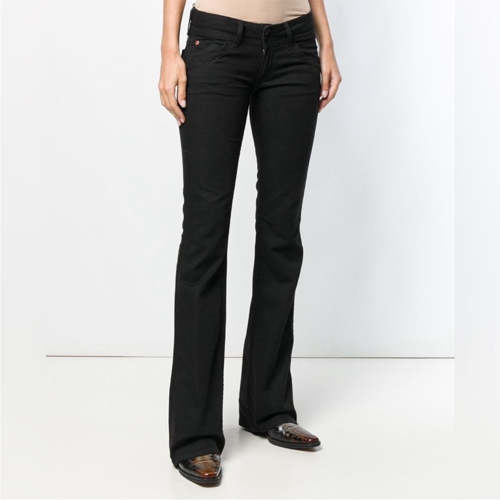 Hudson Jeans Classic Black Wide Leg Denim